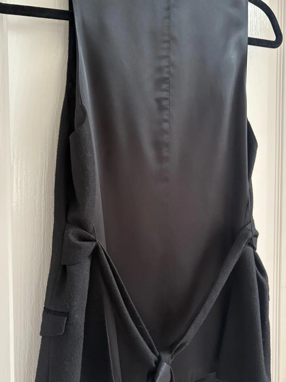 GAP Black Double-Breasted Wool Vest - Picture 4 of 7